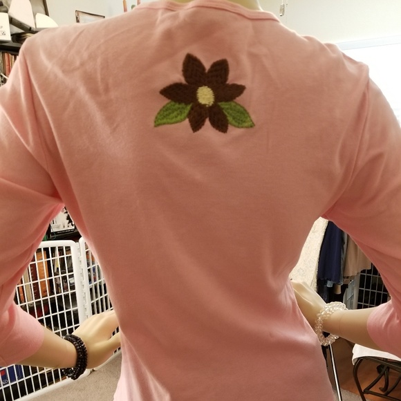 IDI by Mathew, Peony Pink with Embroidered Flowers - Picture 3 of 6